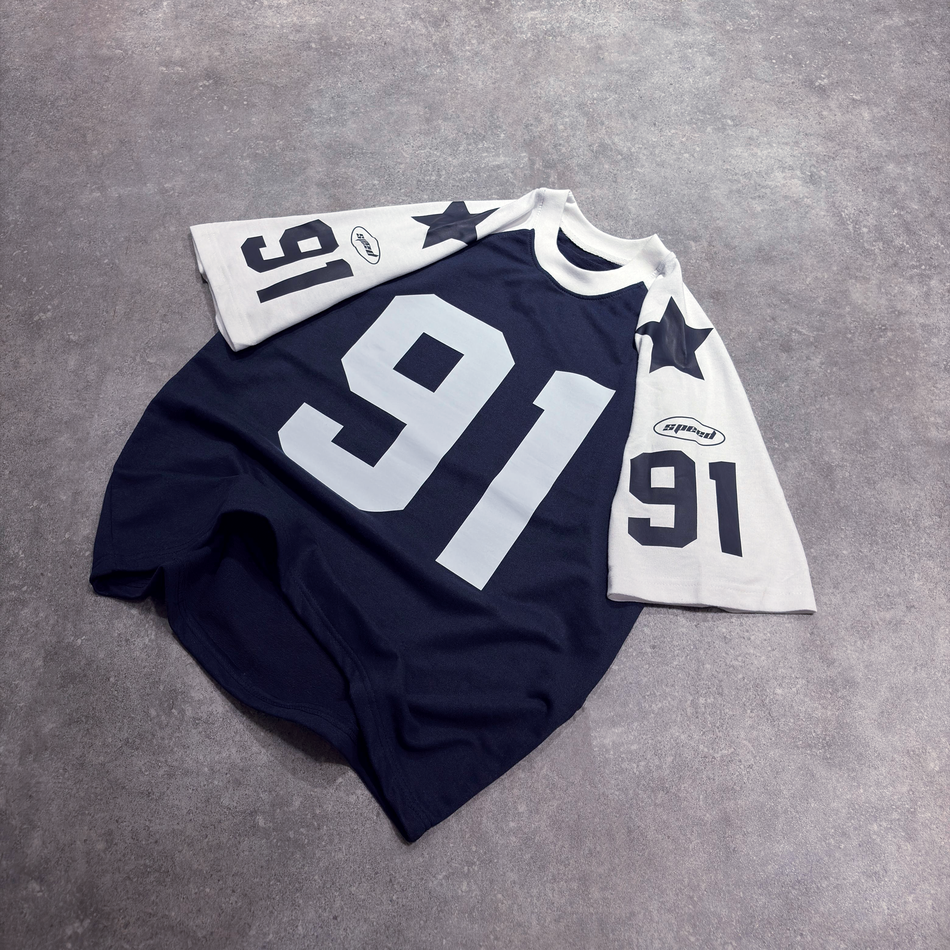 91 RACER RAGLAN TEE