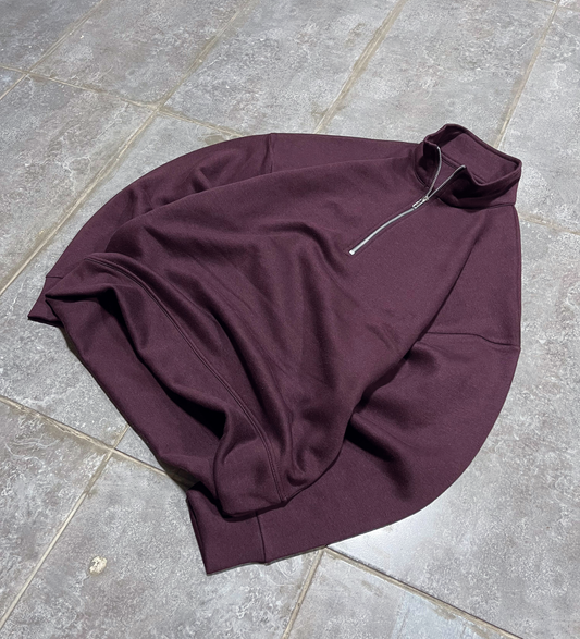 MOCK NECK QUART-ZIP SHIRT