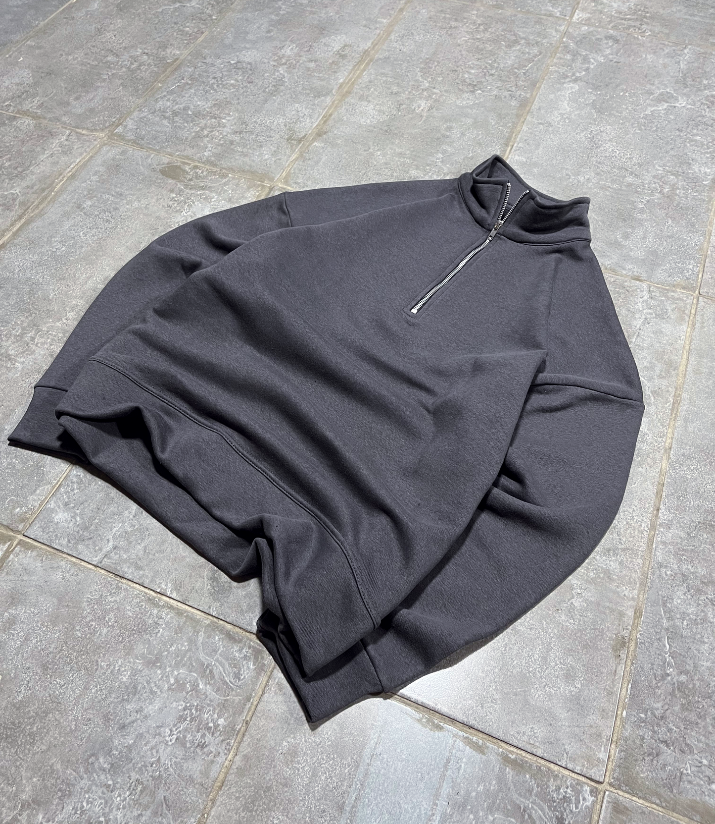 MOCK NECK QUART-ZIP SHIRT