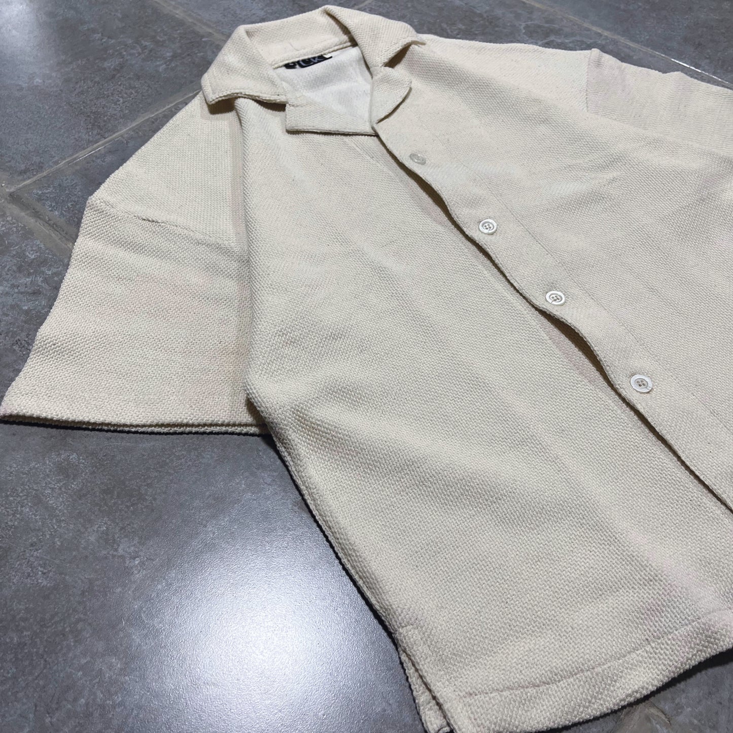 TEXTURED CUBAN SHIRT