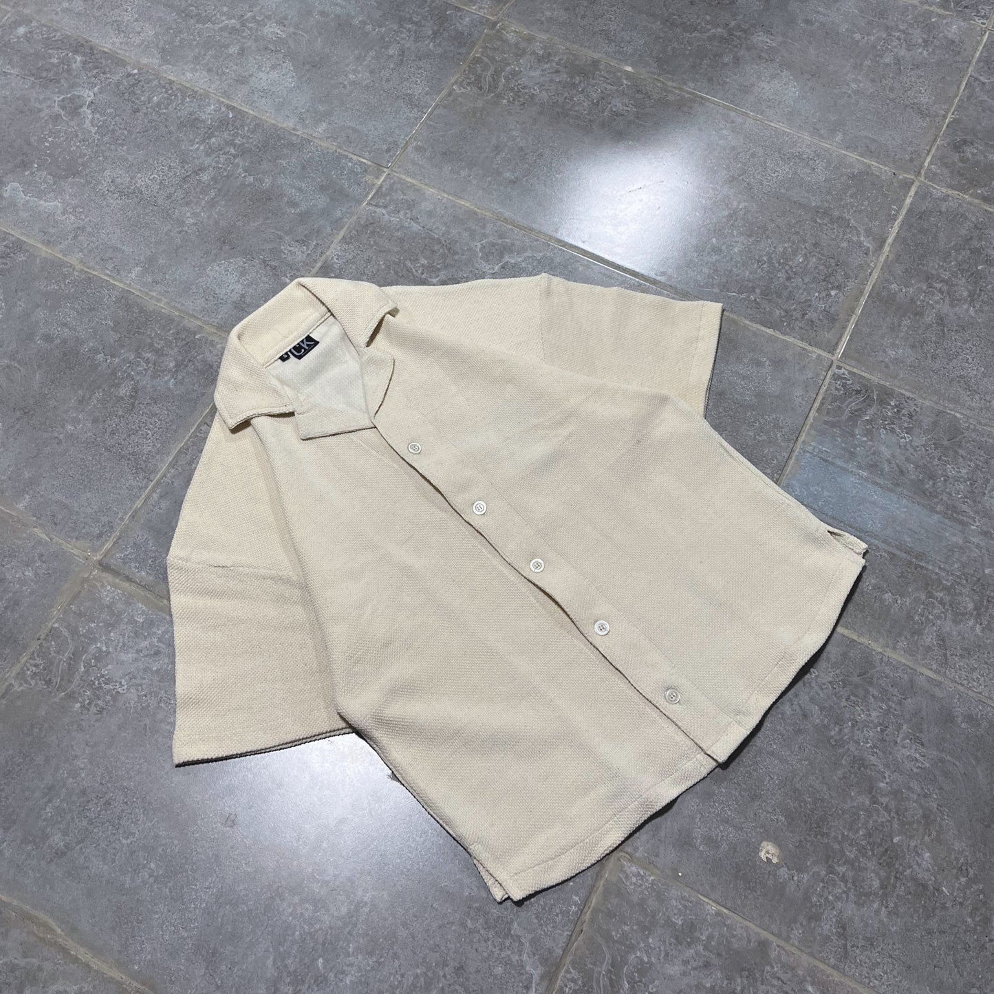 TEXTURED CUBAN SHIRT