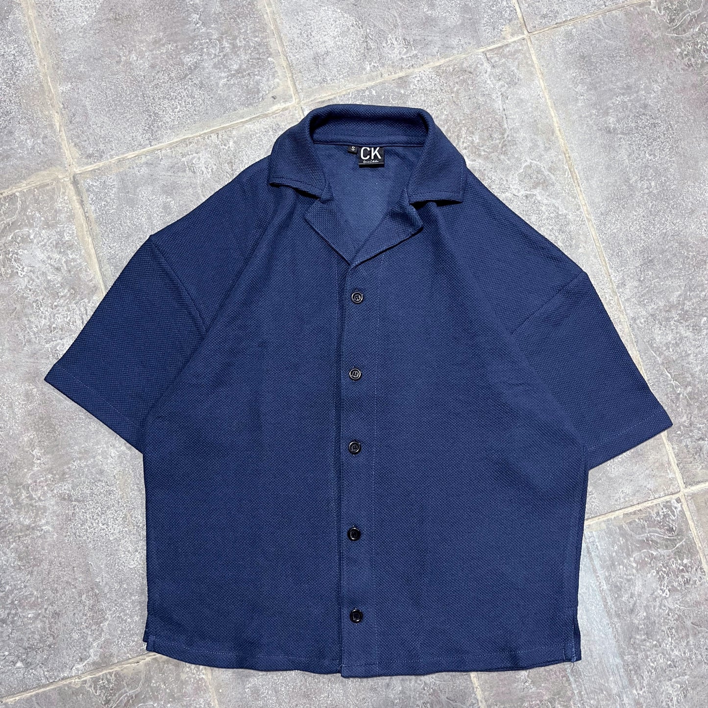 TEXTURED CUBAN SHIRT