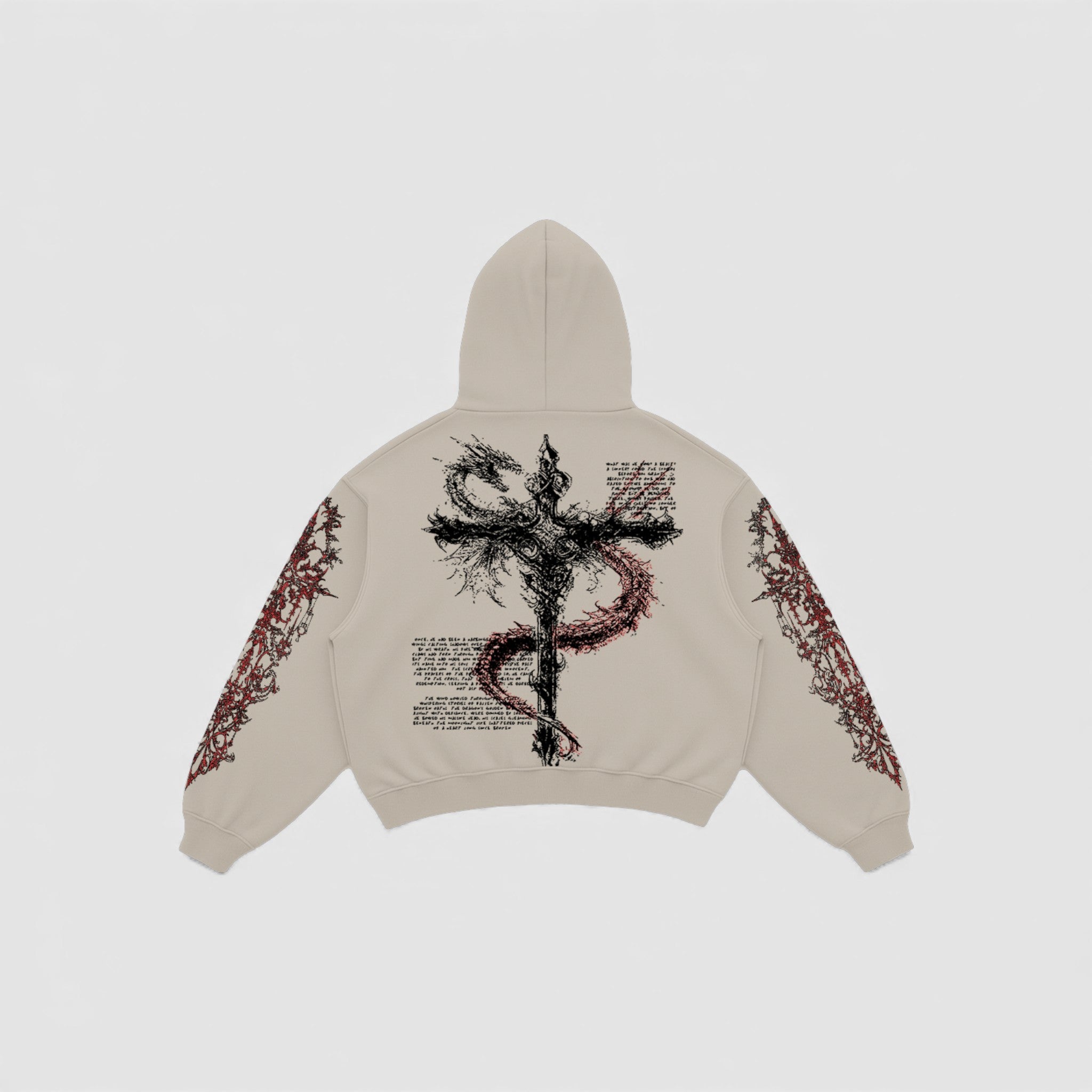 Serpent's Wisdom Y2k Hoodie
