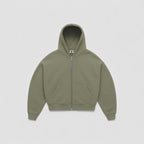 Boxy Zip-up Hoodie