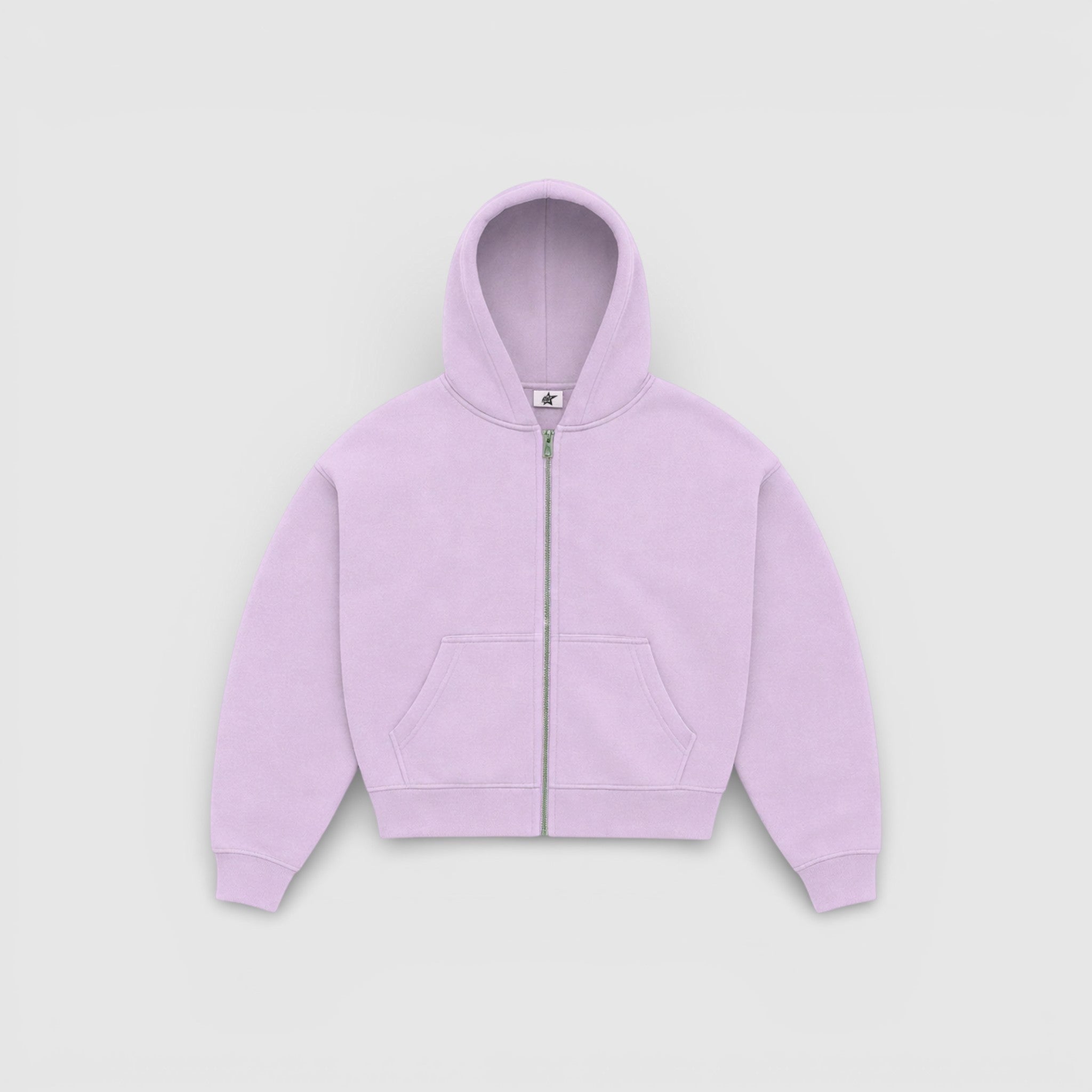 Boxy Zip-up Hoodie