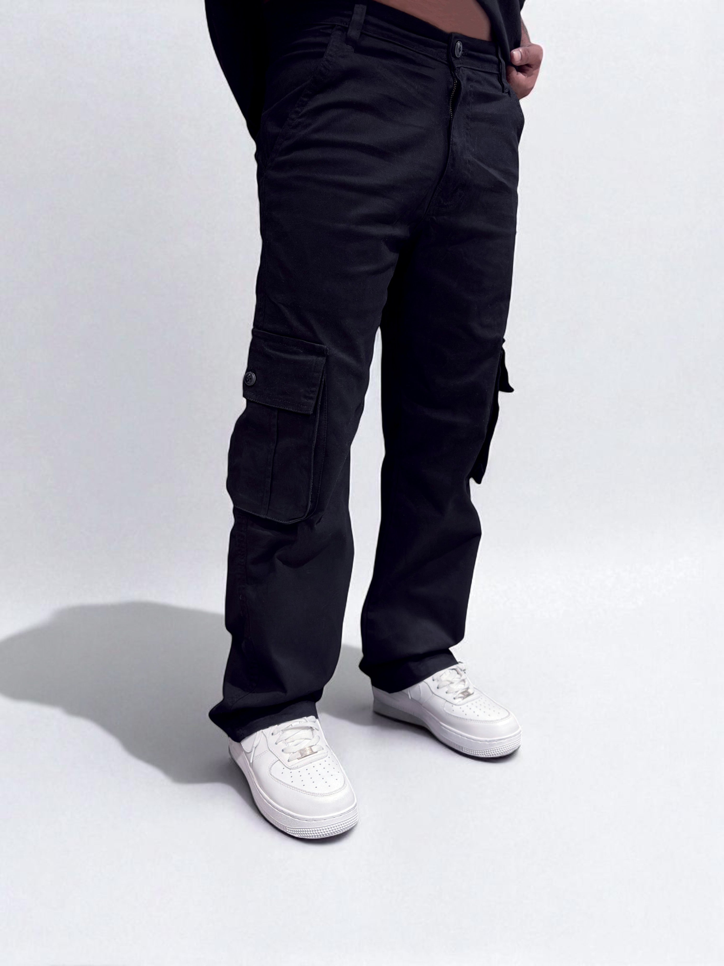 Black Utility Cargo Pant