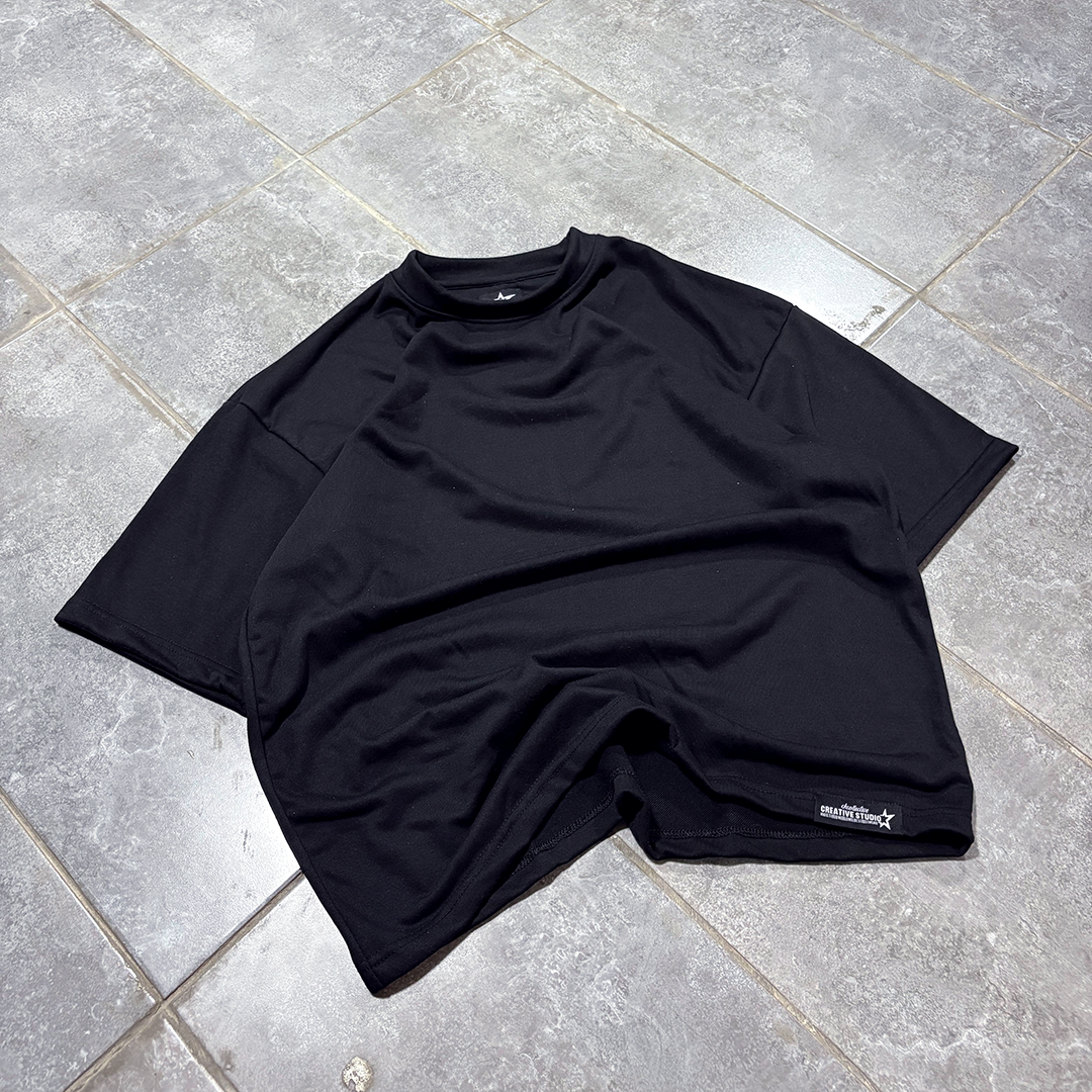 Black Essential Tee