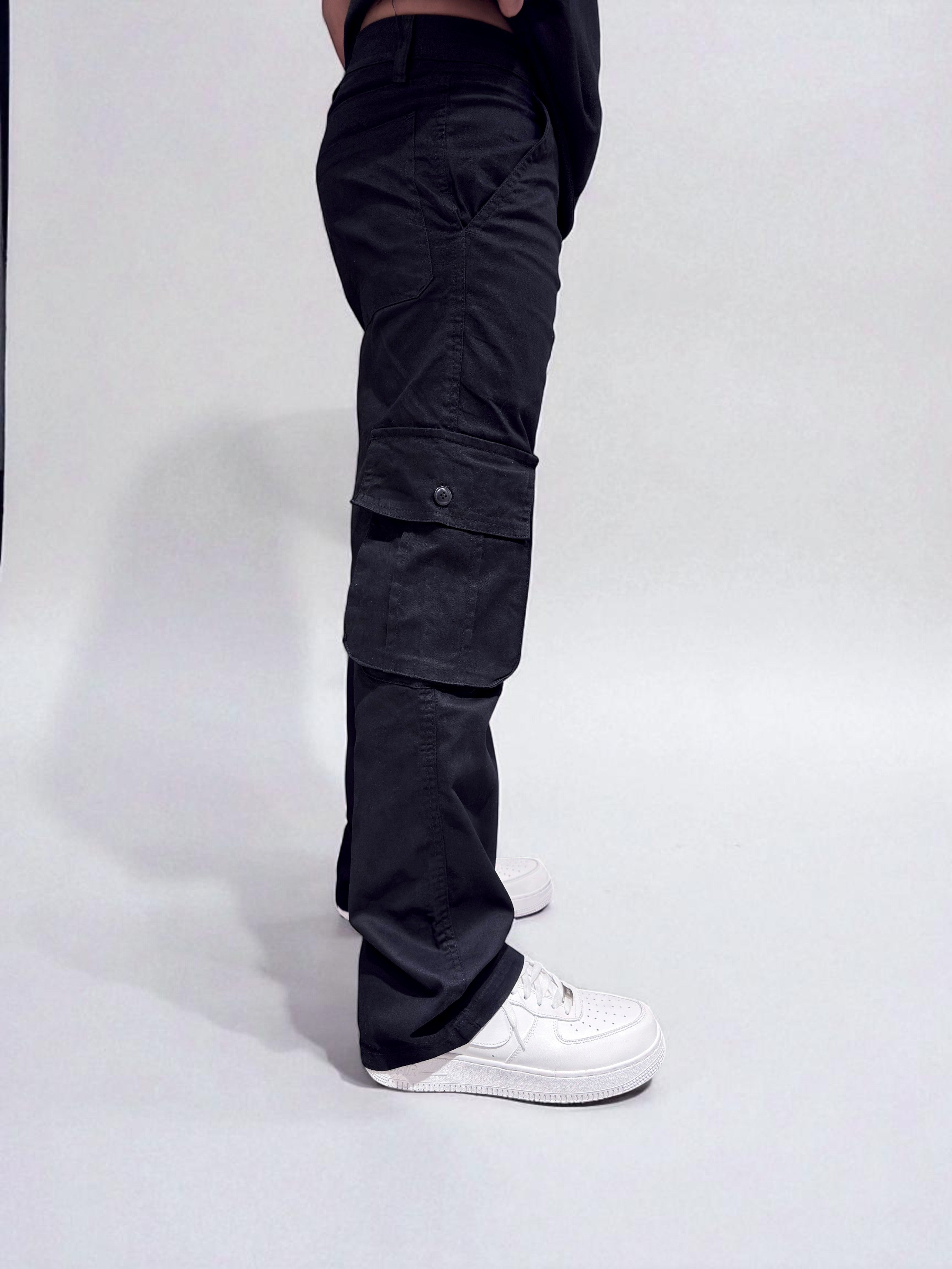 Black Utility Cargo Pant
