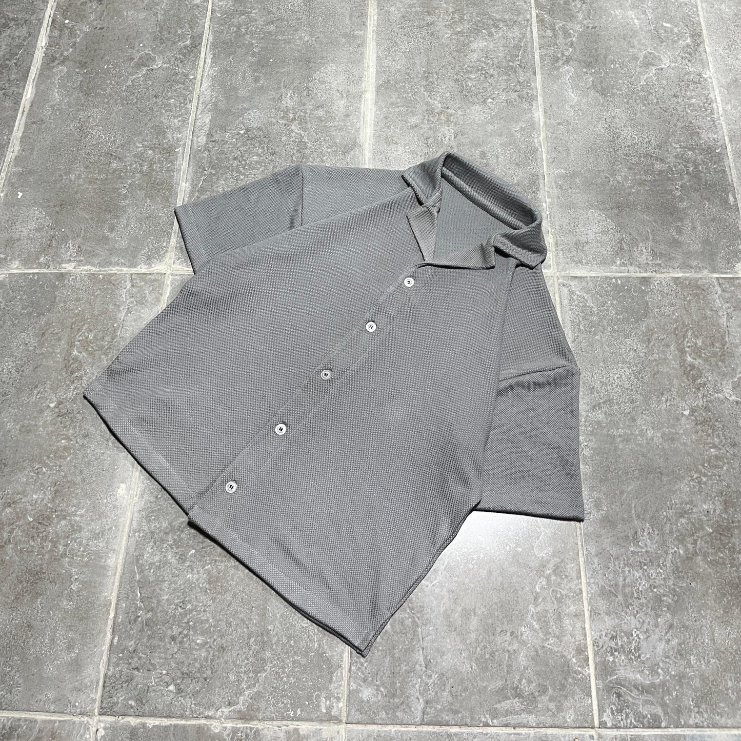 TEXTURED CUBAN SHIRT